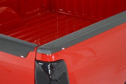 Black Ribbed ABS Bed Caps No Stake Holes 94-01 Dodge Ram SB - Click Image to Close